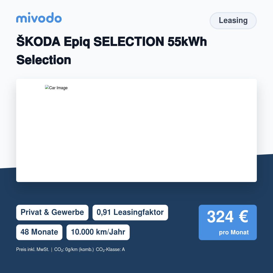 ŠKODA Epiq SELECTION 55kWh Selection