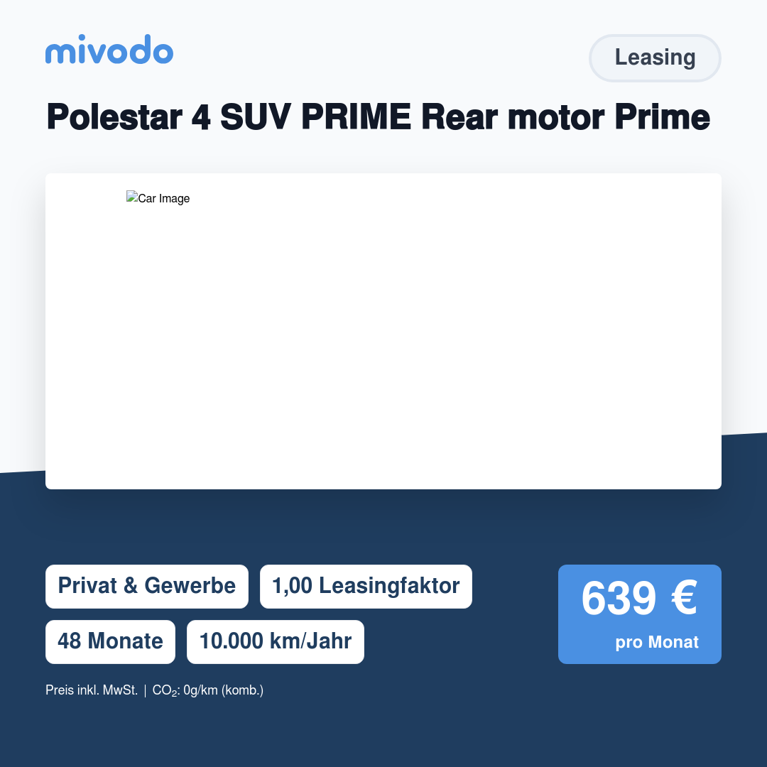 Polestar 4 SUV PRIME Rear motor Prime