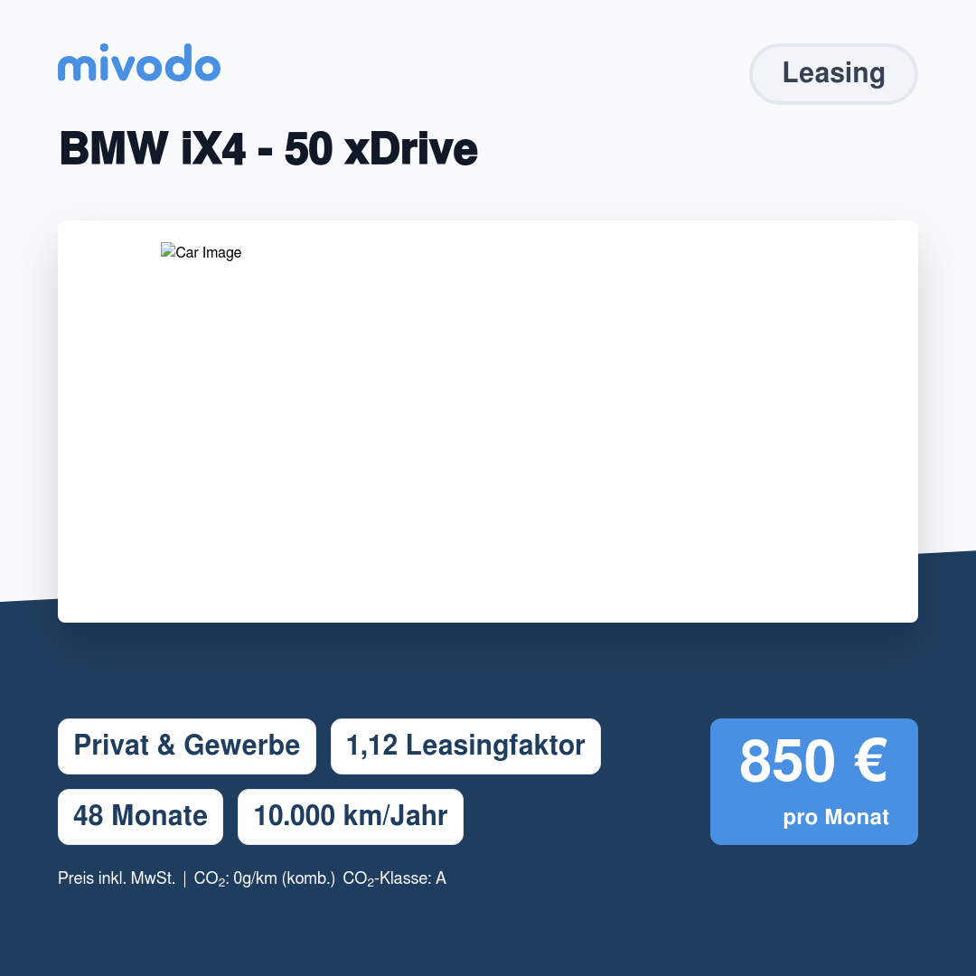 BMW iX4 - 50 xDrive