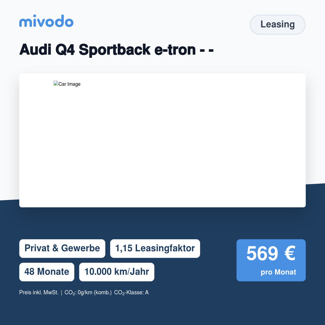 Audi Q4 Sportback e-tron - -
